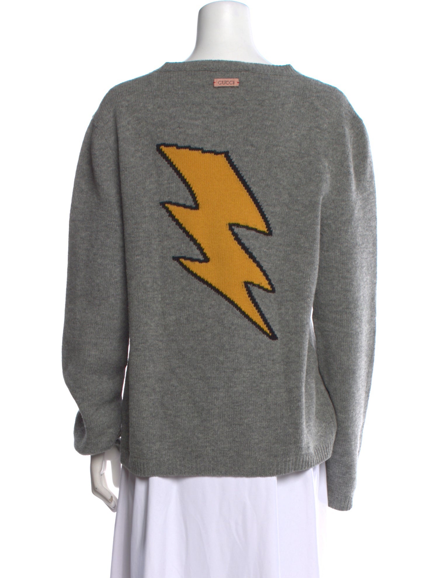 Gucci Wool Graphic Print Sweater